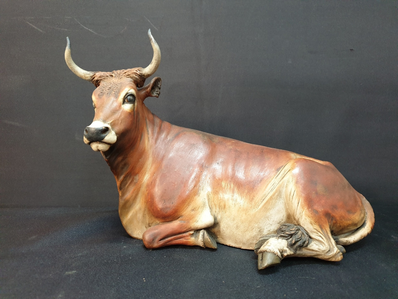 bue-animale-da-presepe del 700 - Antichità Ioviero
