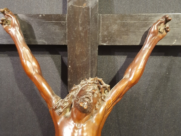 Crocefisso in legno di bosso del 700 - Antichità Ioviero