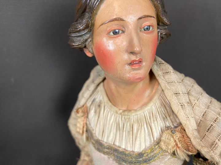 pastore da presepe napoletano Nobildonna del 700- Antichità Ioviero