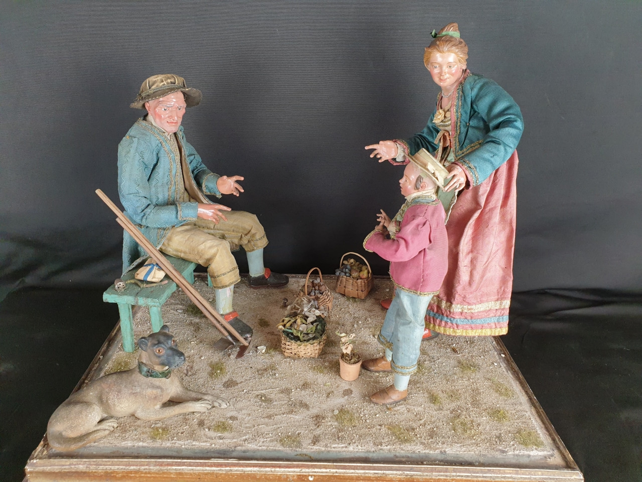 Gruppo familiare da presepe napoletano - Antichità Ioviero