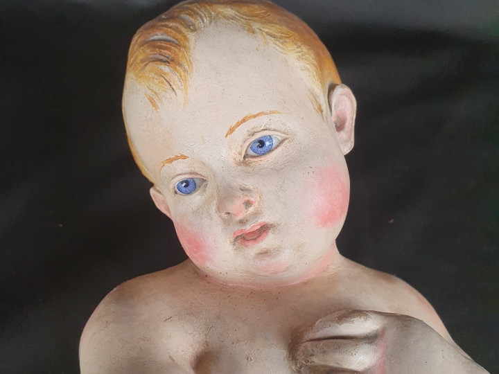 Bambino Gesù da bacio del XIX secolo - Antichità Ioviero
