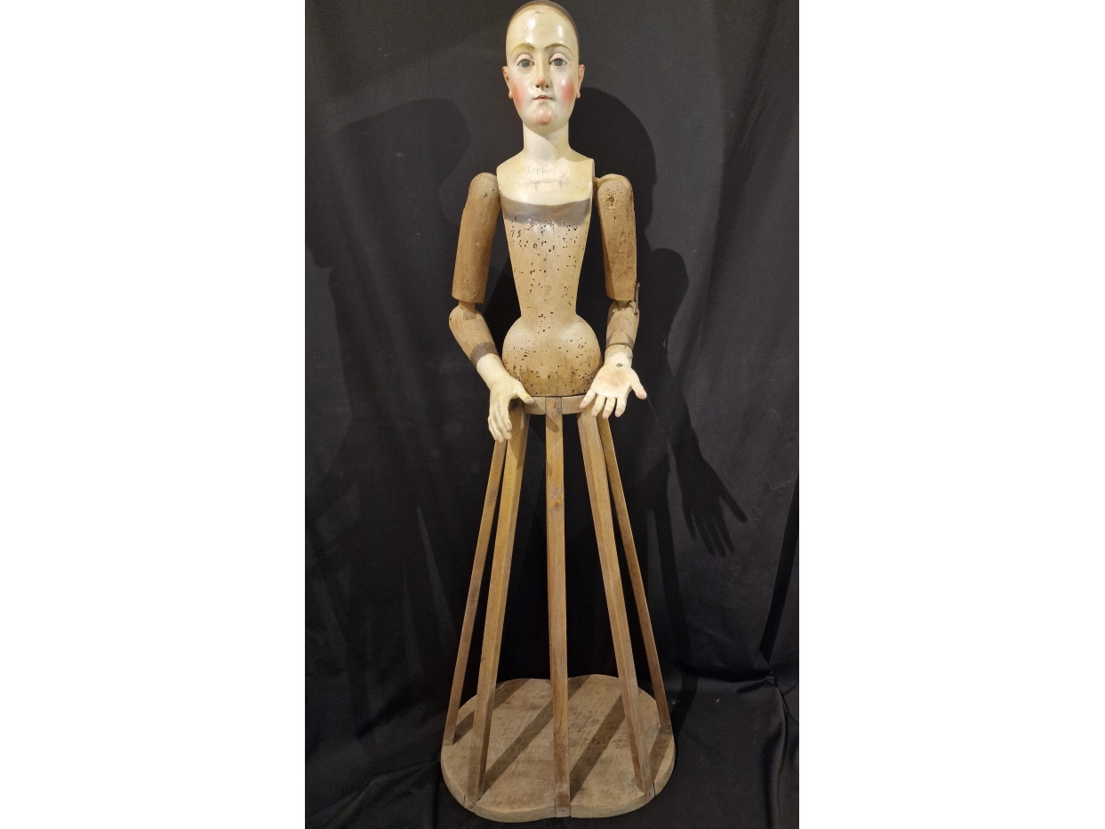 manichino scultura lignea del 700 napoletana - Antichità Ioviero