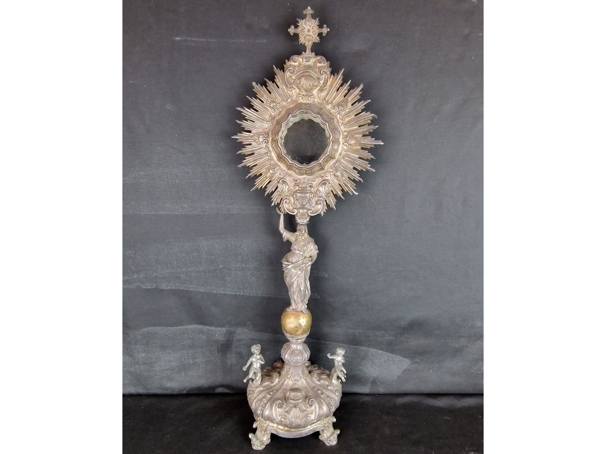 Ostensorio in argento del 700 napoletano - Antichità Ioviero